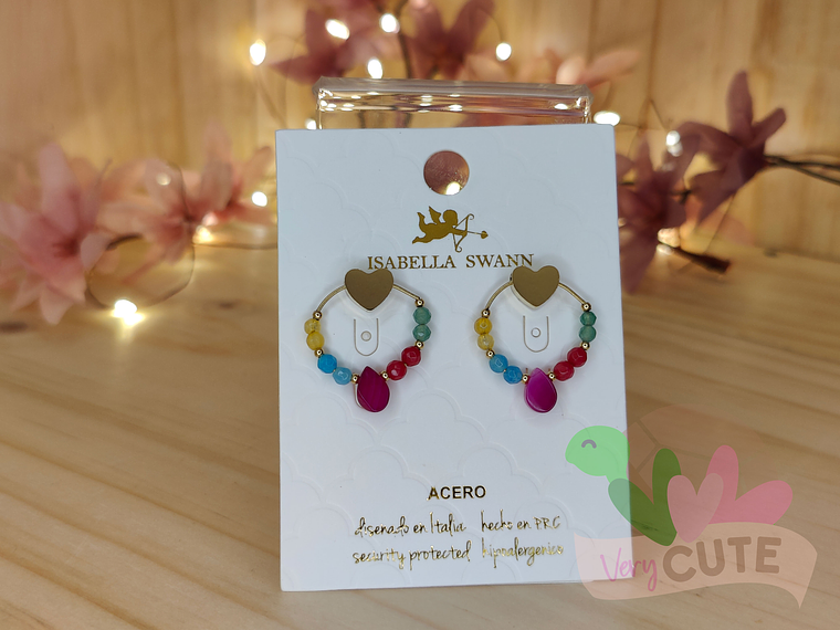 Aros Dorados y Colores 2