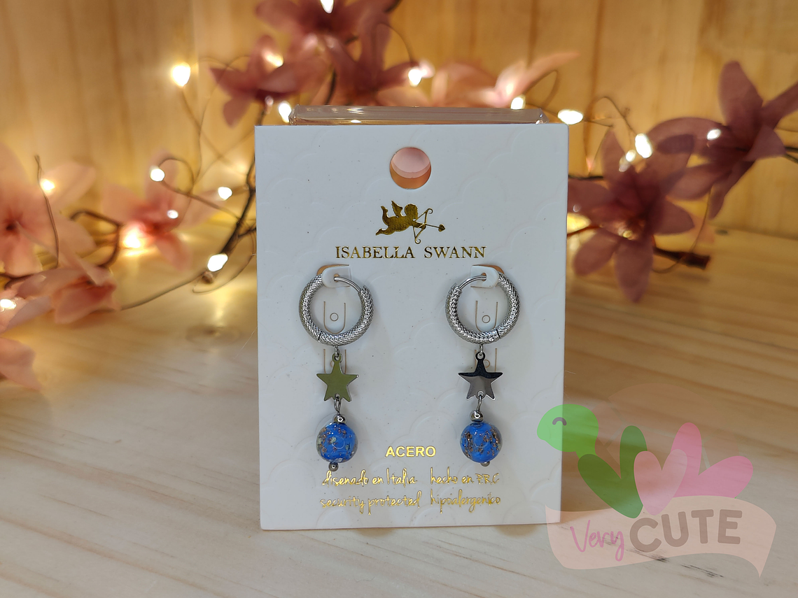 Aros Pequeños - Estrella Azul 1