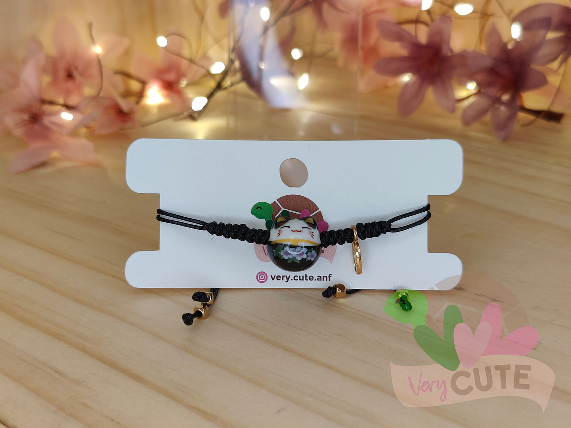 Pulsera Gato de la Suerte - Hilo 2