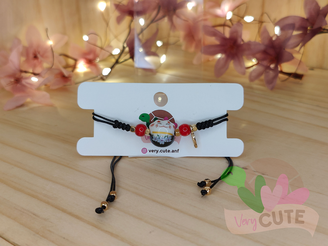 Pulsera Gato de la Suerte - Hilo 3
