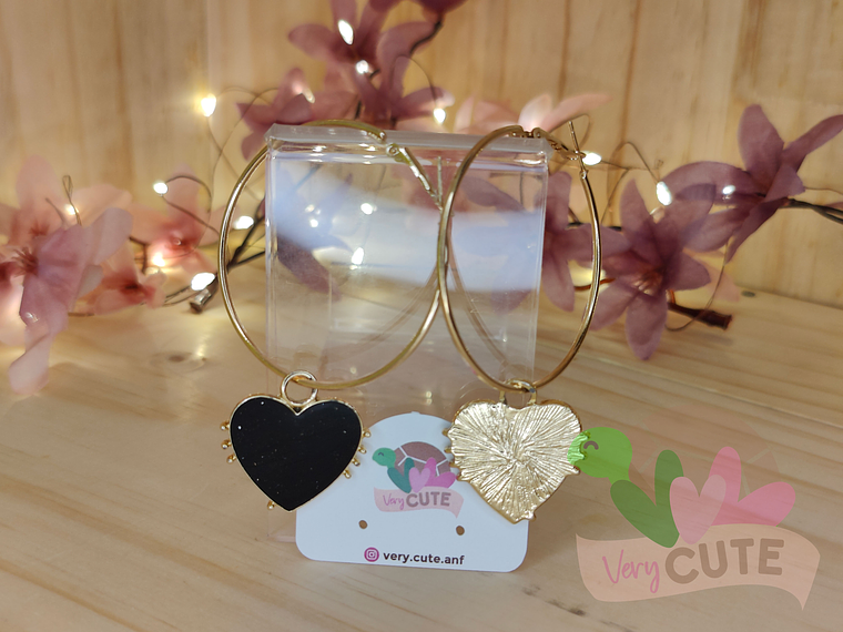 Aros Argolla Corazón 3