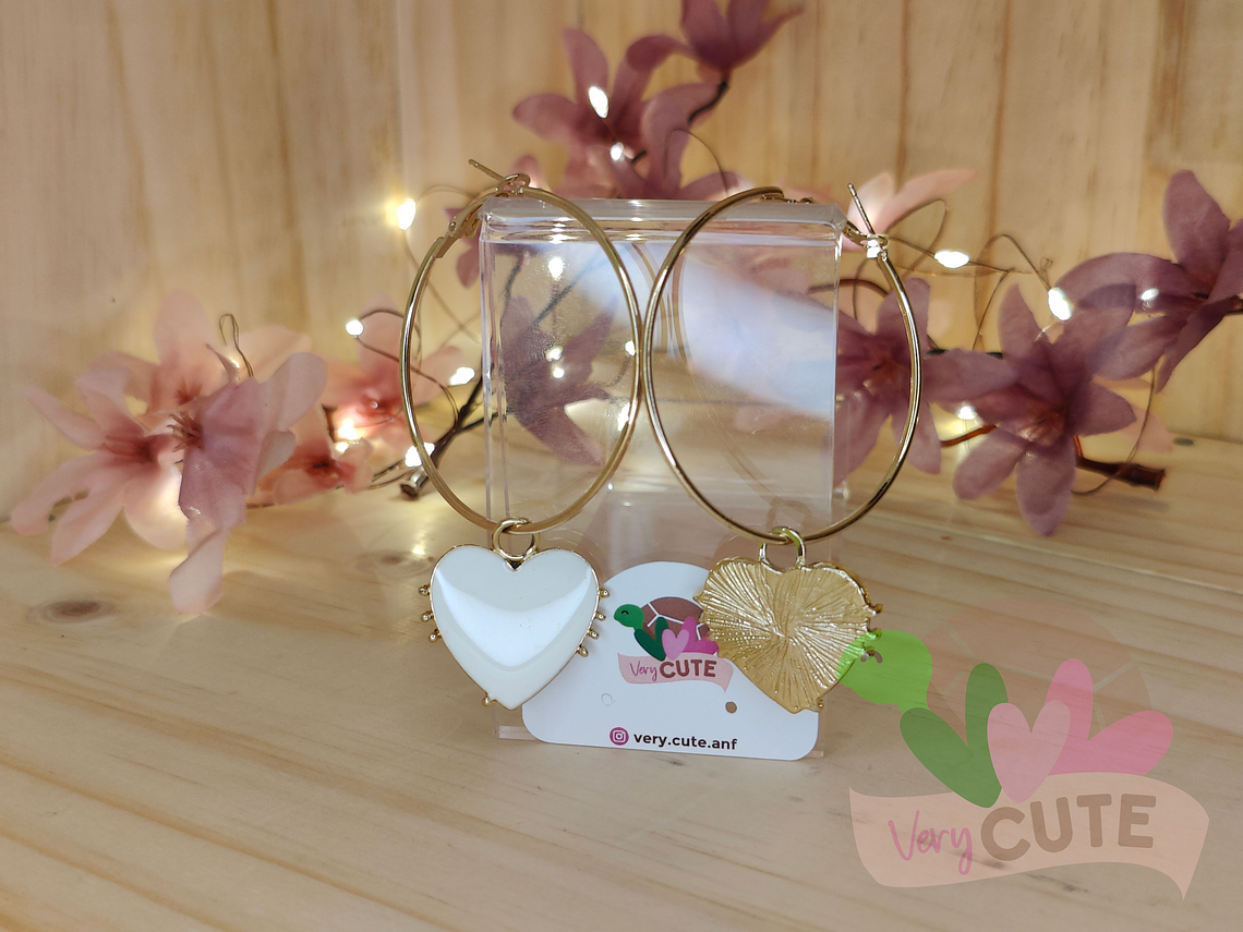 Aros Argolla Corazón 4