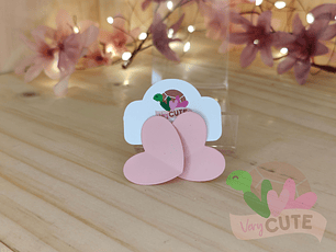 Aros Corazón Mariposa