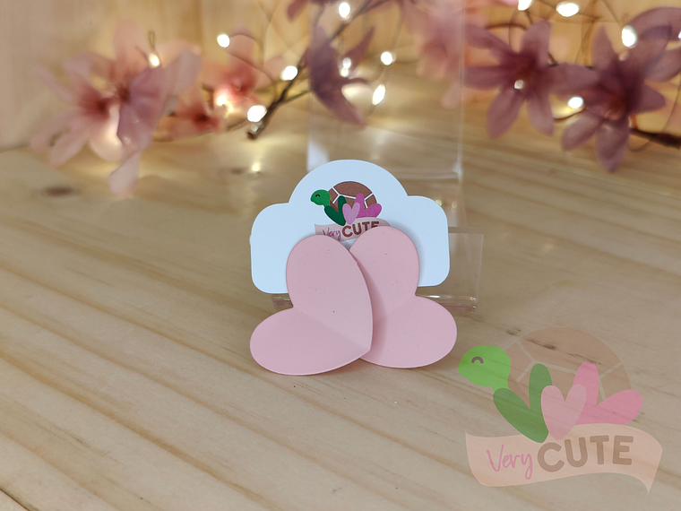 Aros Corazón Mariposa 1