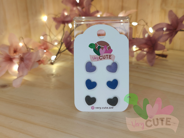 Aros Trio Corazones 2