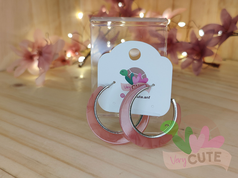 Aros Argolla Acrílico 4