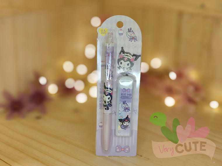 Set Lápiz Mina + repuesto - Personajes Sanrio 1