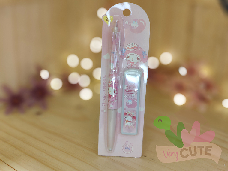 Set Lápiz Mina + repuesto - Personajes Sanrio 2