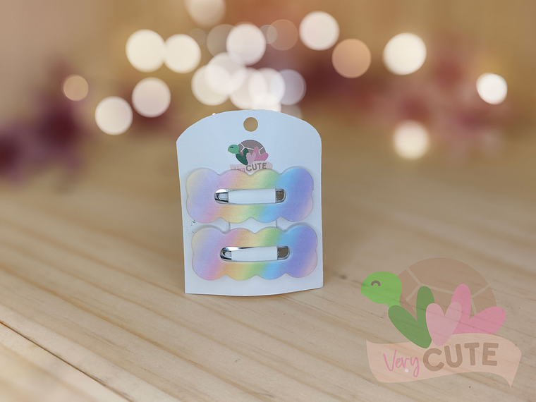 Pinza Pelo Diseño Degrade - Colores 2