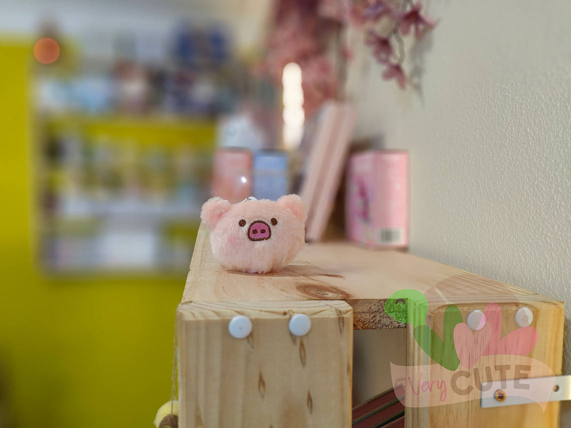 Prendedor Chanchito Peluche 1