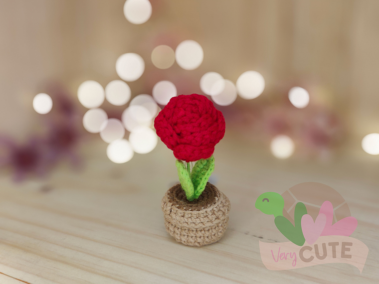 Arreglo Flores Crochet - Pequeño 1