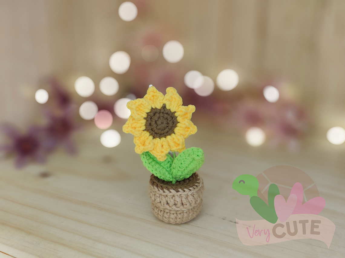 Arreglo Flores Crochet - Pequeño 2