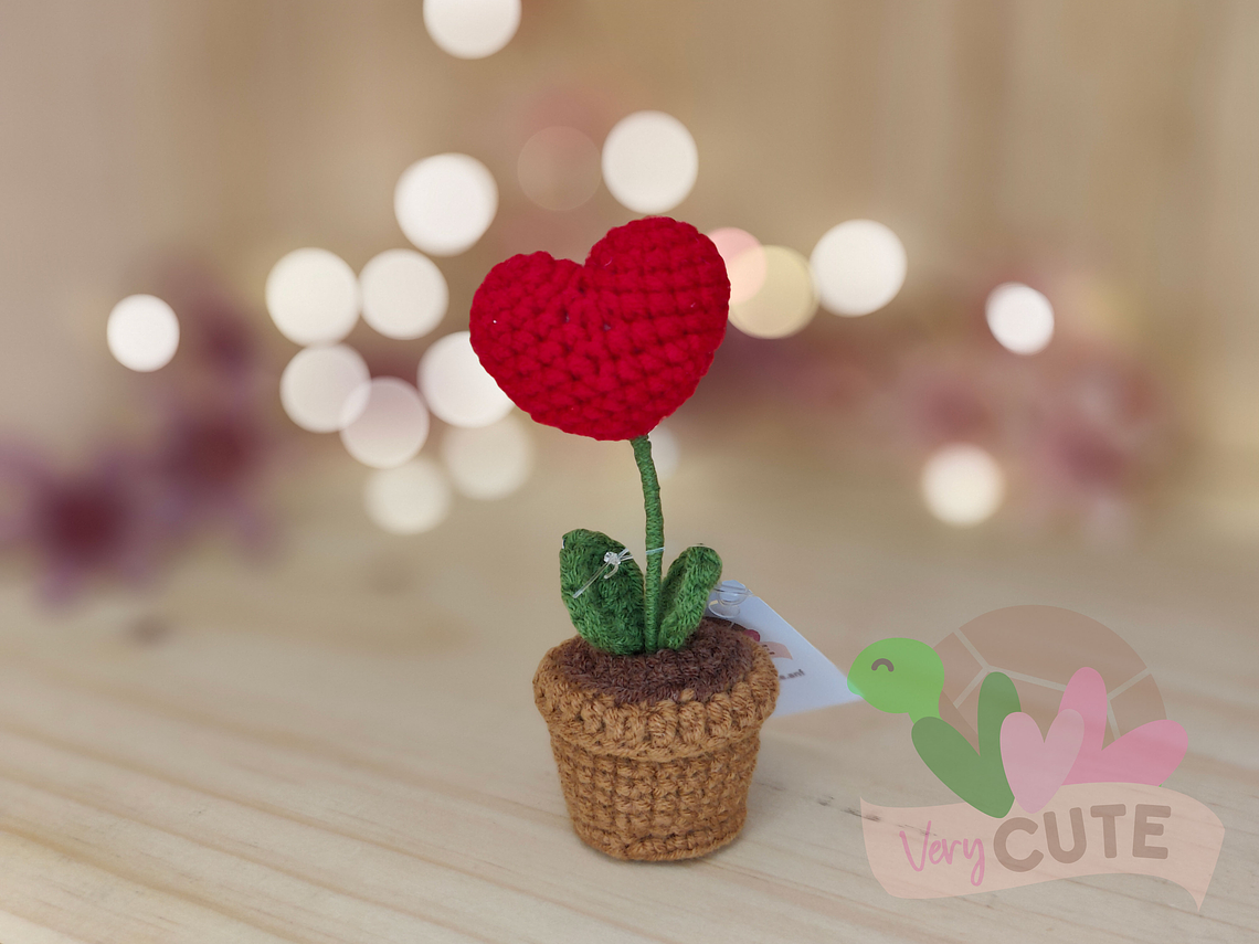 Arreglo Flores Crochet - Pequeño 3