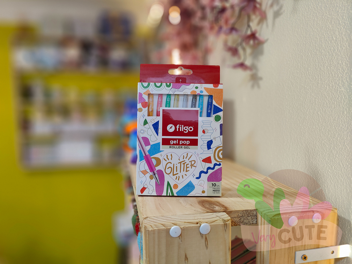 Lápices Gel Glitter - 10 Colores 1