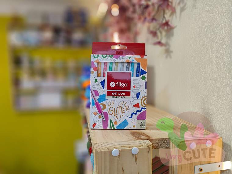 Lápices Gel Glitter - 10 Colores 1