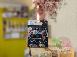 Crayones Metálicos - 8 Colores