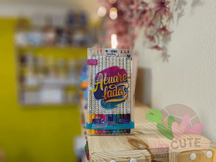 Lápices Acuarelables 12 colores