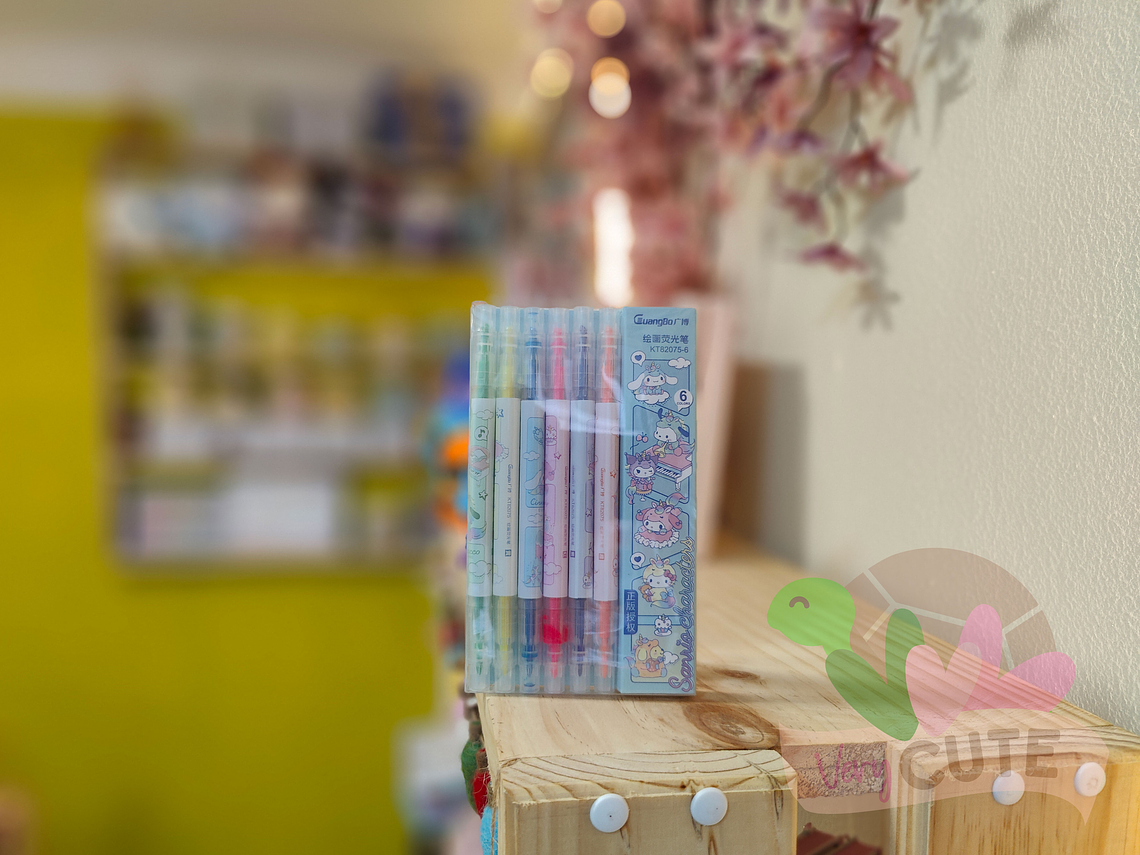 Rotuladores Sanrio Doble Punta - 6 Lápices 1