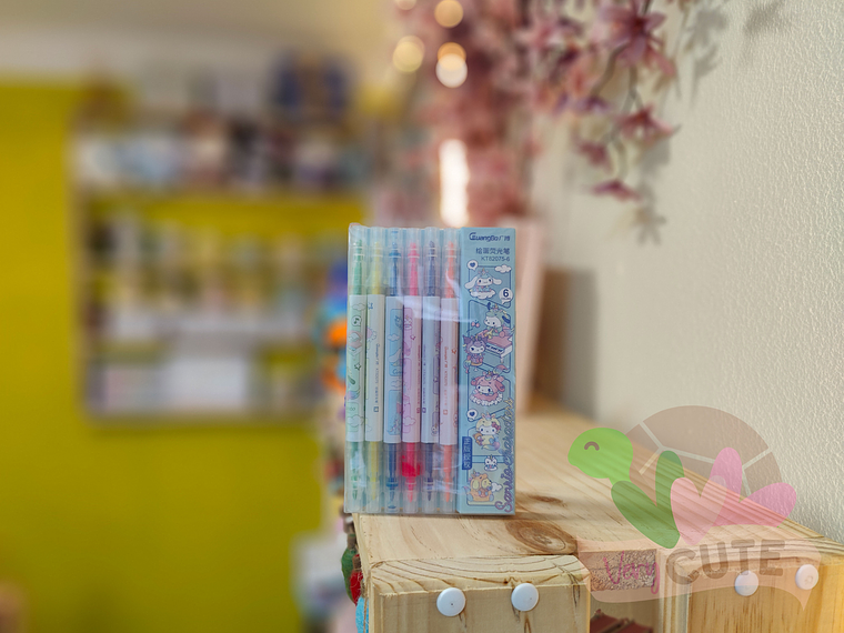 Rotuladores Sanrio Doble Punta - 6 Lápices 1