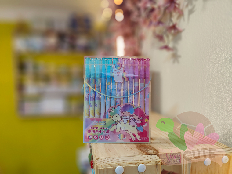 Set de 12 lápices Tinta Gel 0.5 mm 1