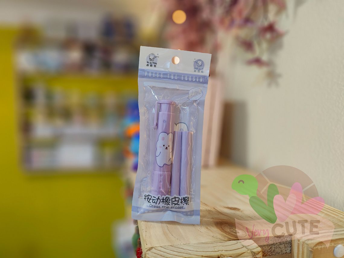 Goma de borrar Retráctil + Repuesto 1