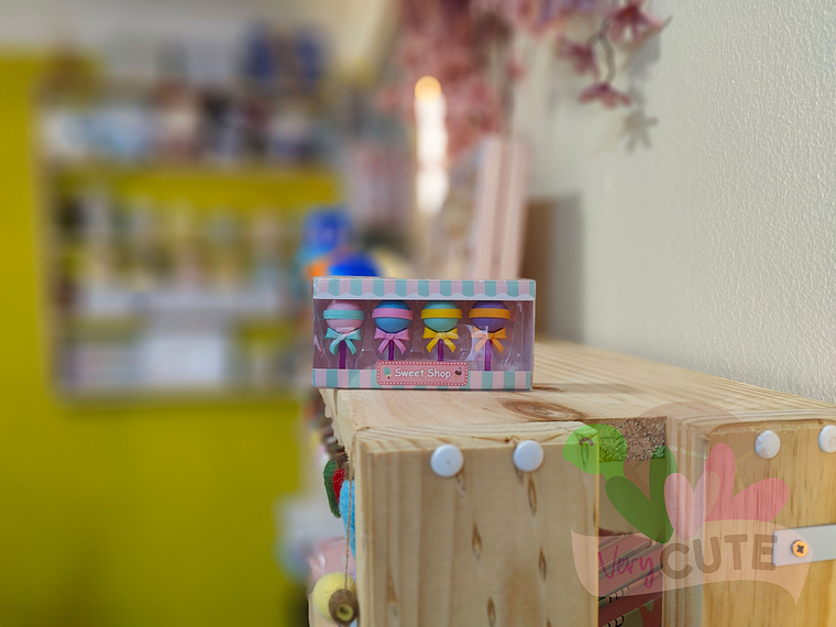 Set Gomas de borrar Sweet Shop 1