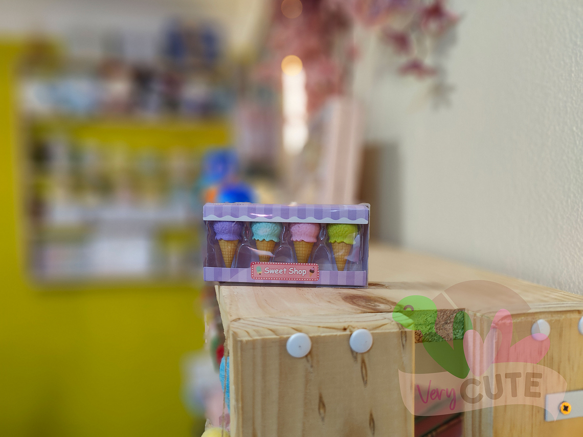 Set Gomas de borrar Sweet Shop 4