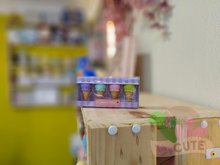 Set Gomas de borrar Sweet Shop 4