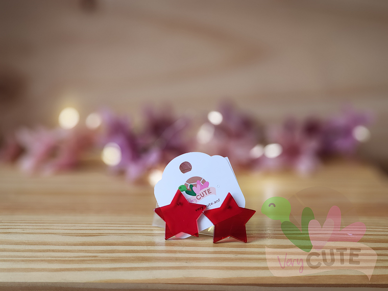 Aros Estrella Acrílico 3