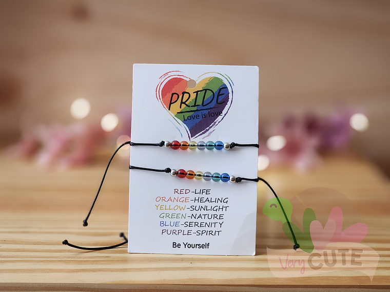 Pulseras Pride  - Love is Love 1