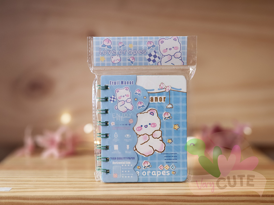 Mini Libreta Argollada Fruit Manor 1
