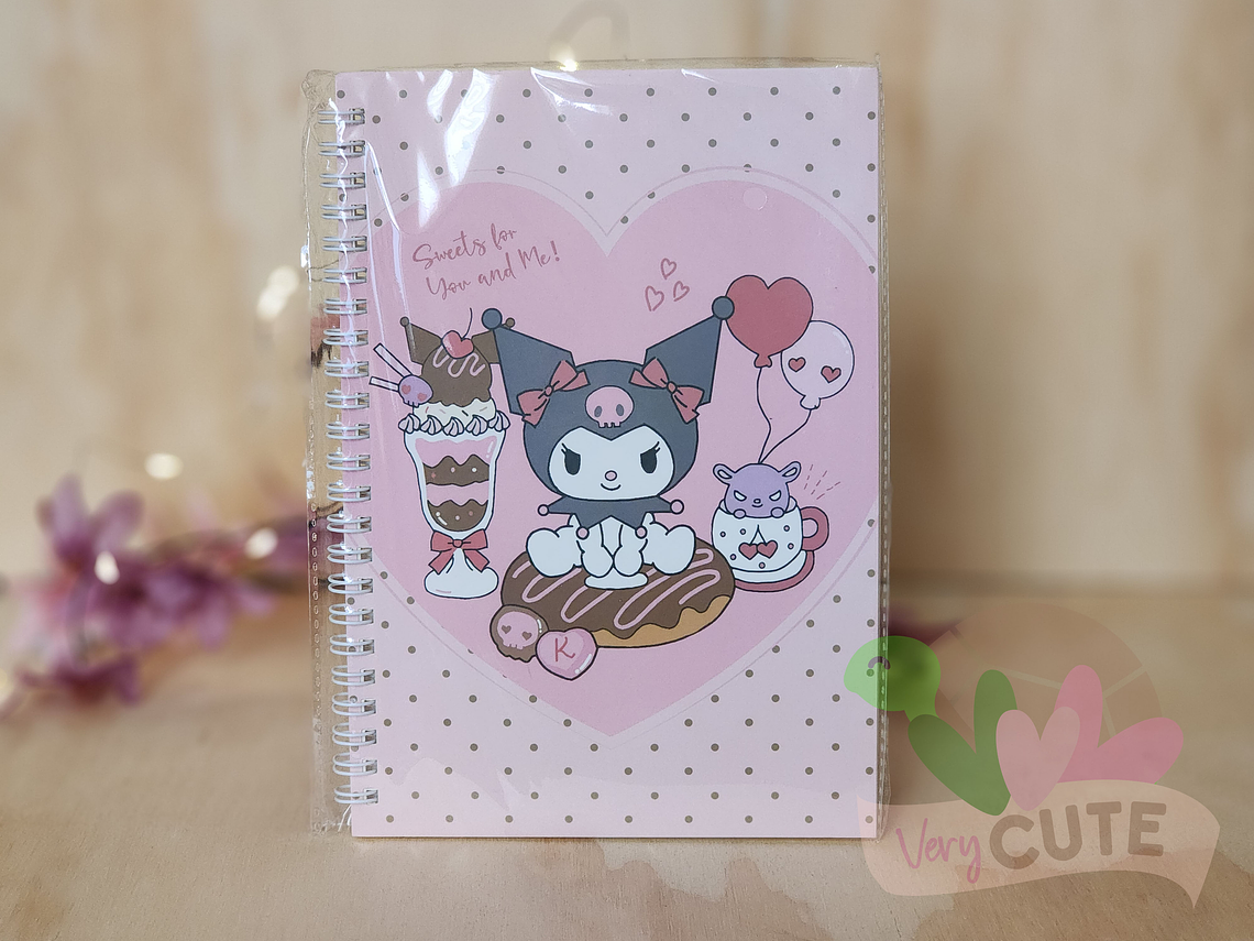 Libreta Argollada Kuromi - Diseños 2