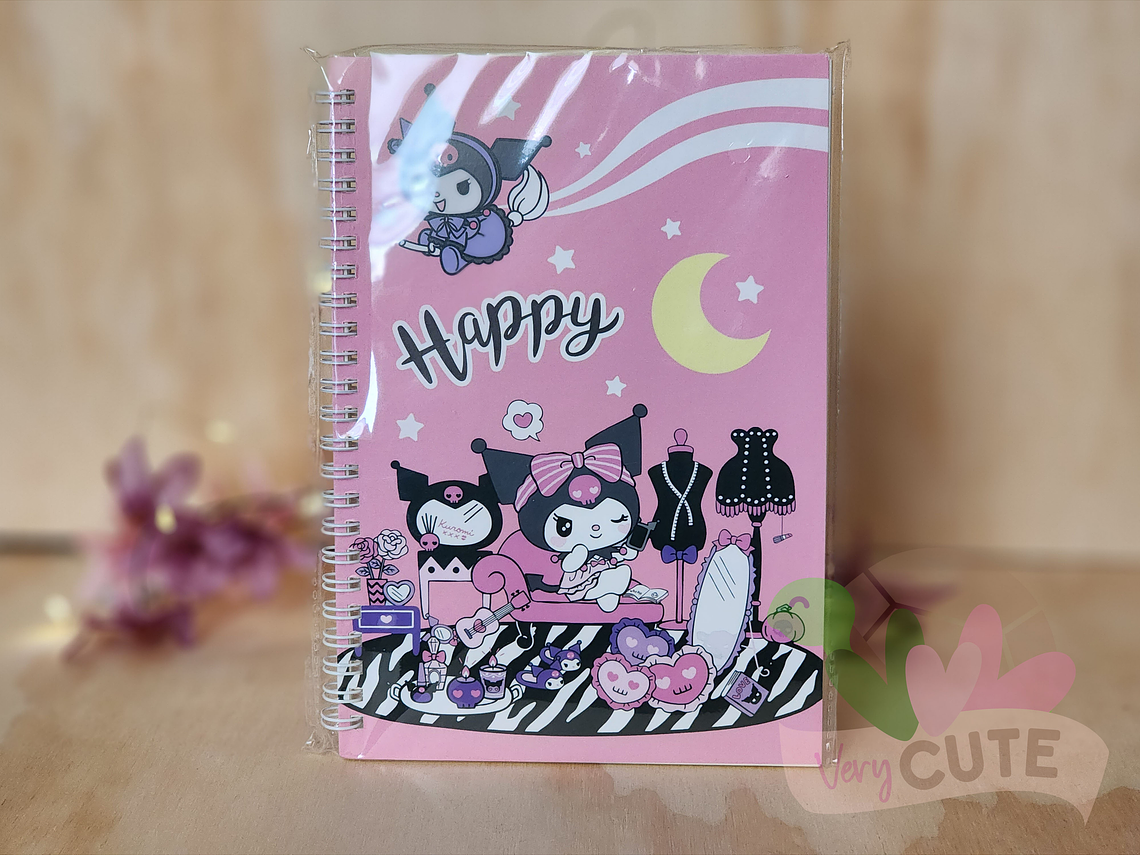 Libreta Argollada Kuromi - Diseños 4