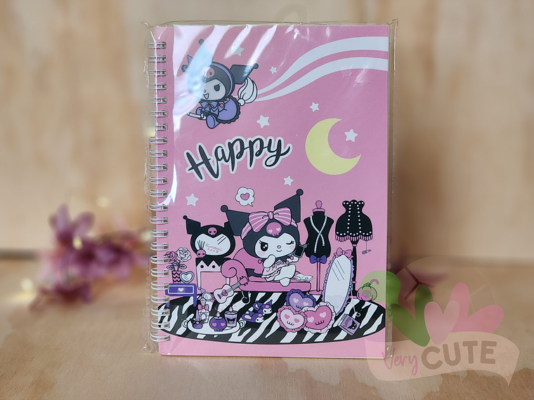 Libreta Argollada Kuromi - Diseños 4