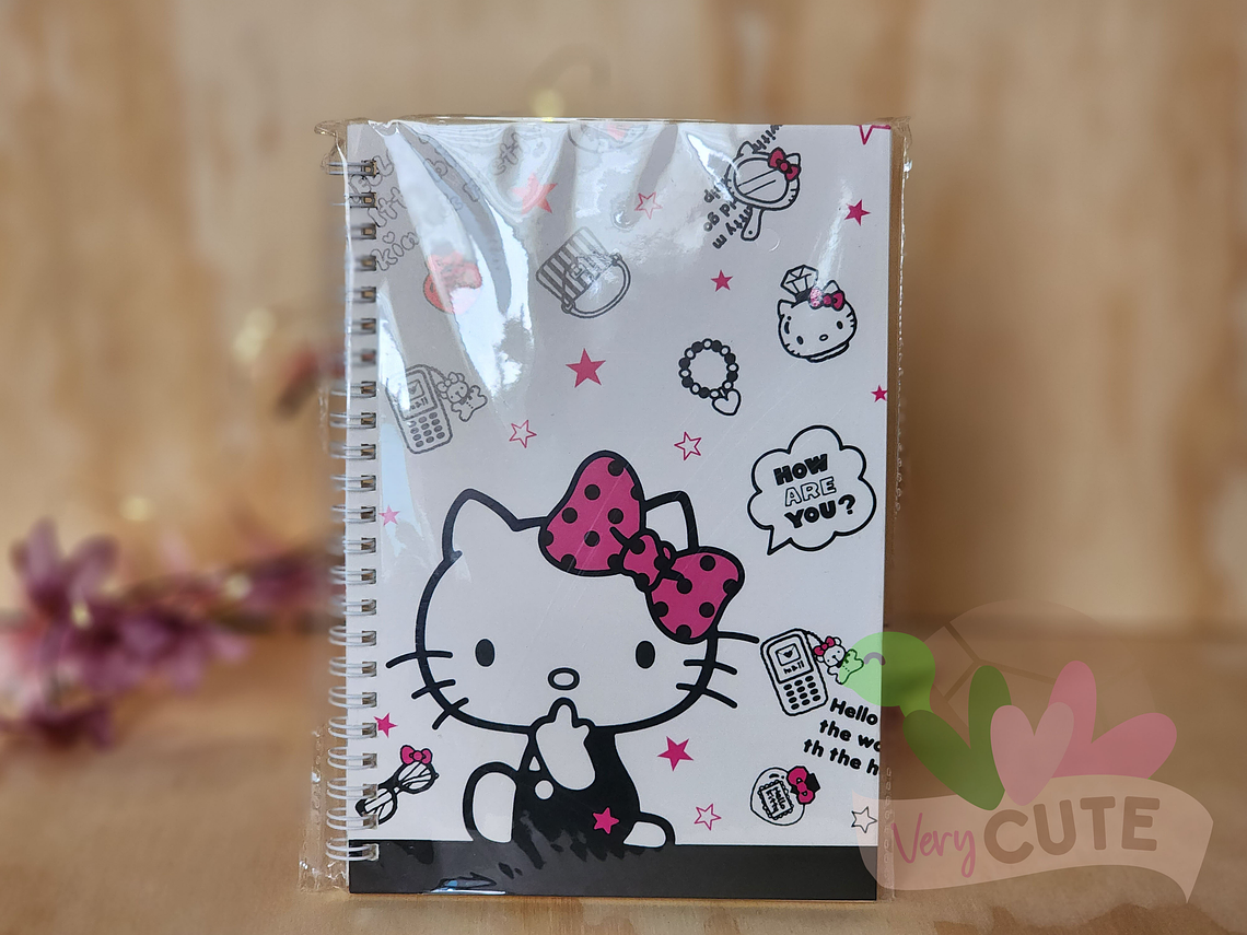 Libreta Argollada Hello Kitty - Diseños 1