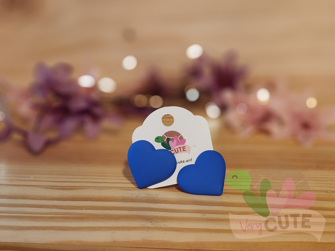 Aros Corazón Engomado Mediano 2