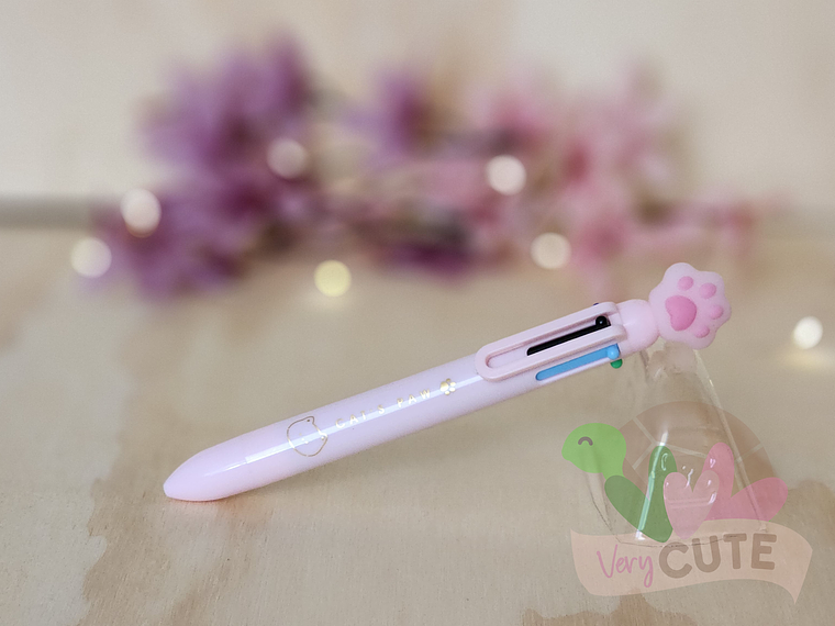 Lápiz Multicolor Patita de Gato - 6 Colores  1