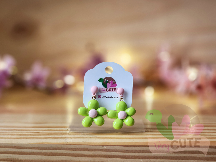 Aros Colgantes - Flor 1