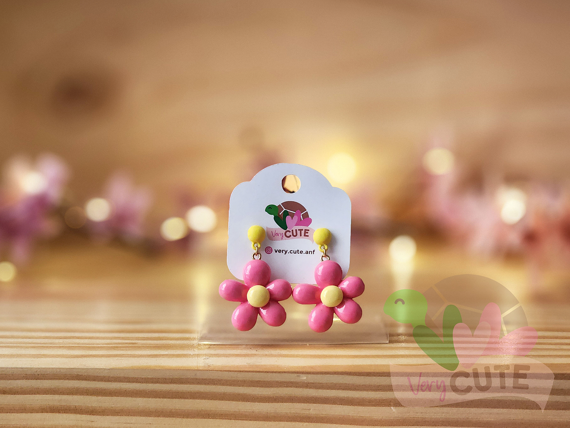 Aros Colgantes - Flor 2