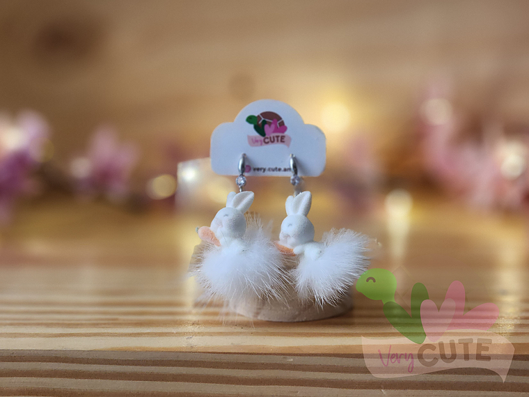 Aros Conejito Pompom 1