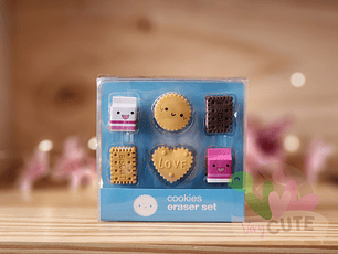 Set Gomas de Borrar Cookies