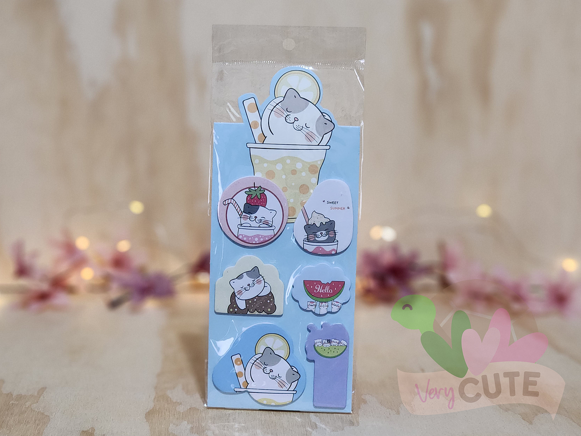 Post-it Diseño Gato 3