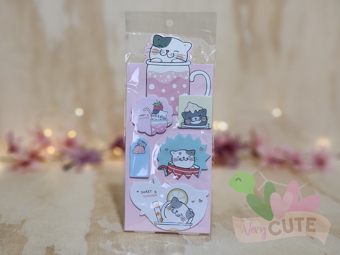 Post-it Diseño Gato 4