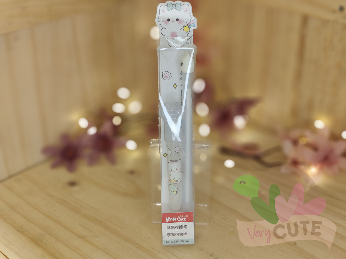 Lápiz borrable gatito 1