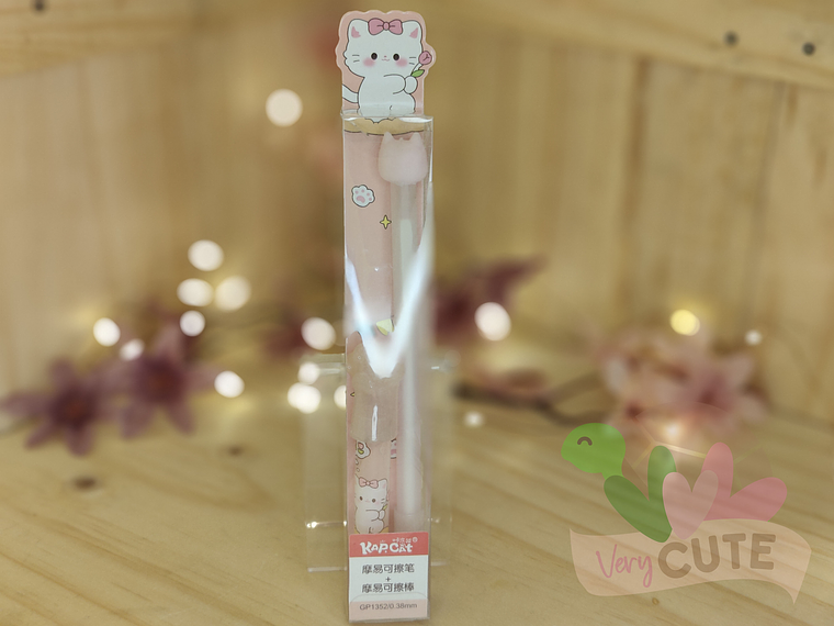 Lápiz borrable gatito 2