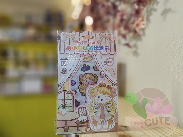 Sticker Vestidos de Muñeca - 24 Hojas 1