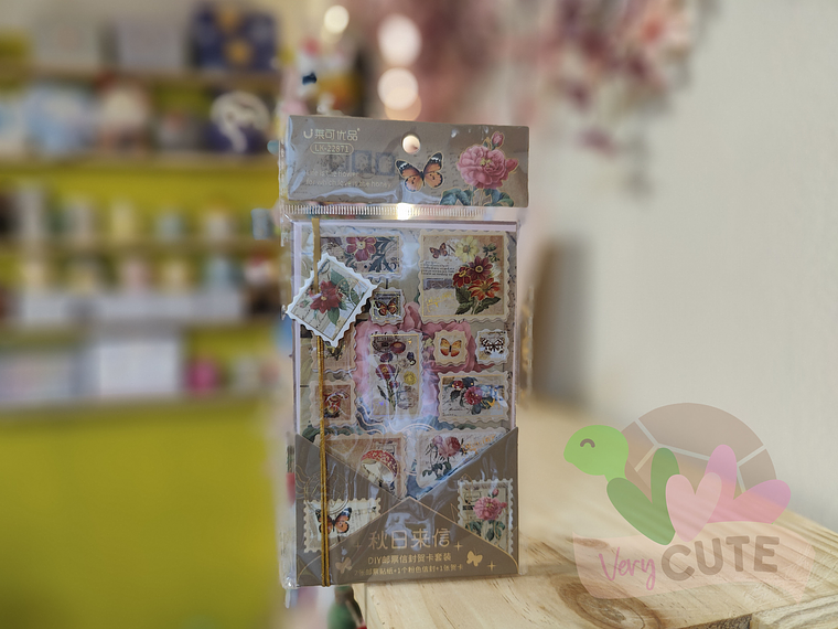 Stickers Mariposas & Flores 3