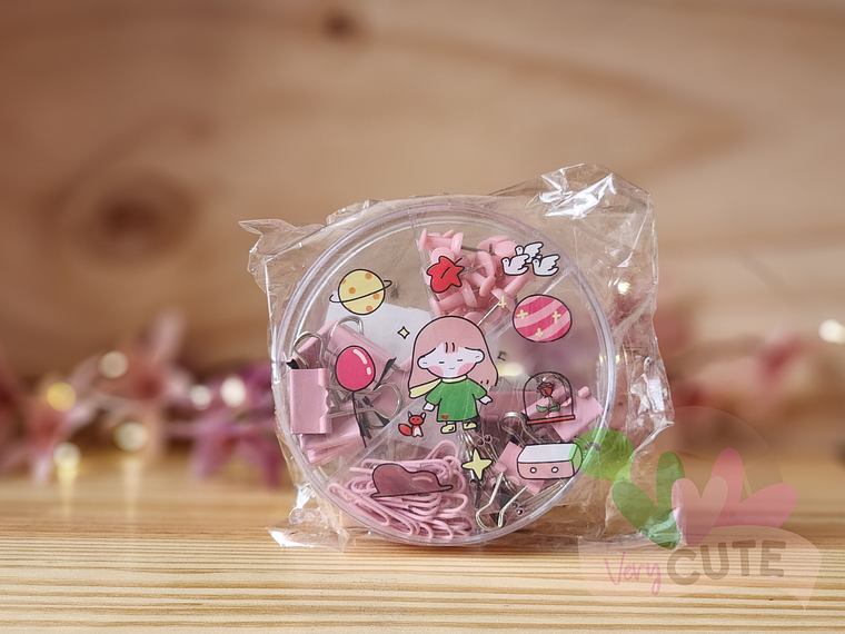 Clips Papelería - Colores 1