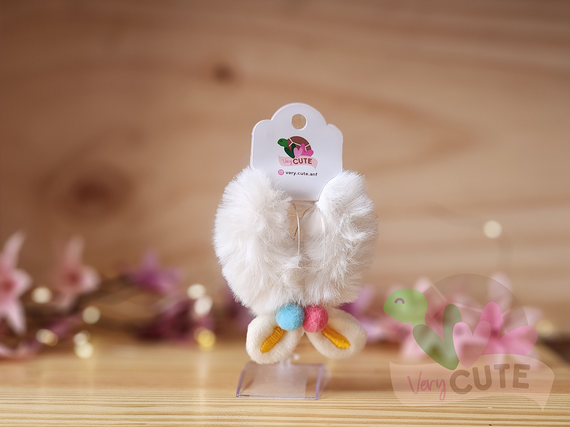 Colet Peludo - Oreja Conejito & PomPom 3
