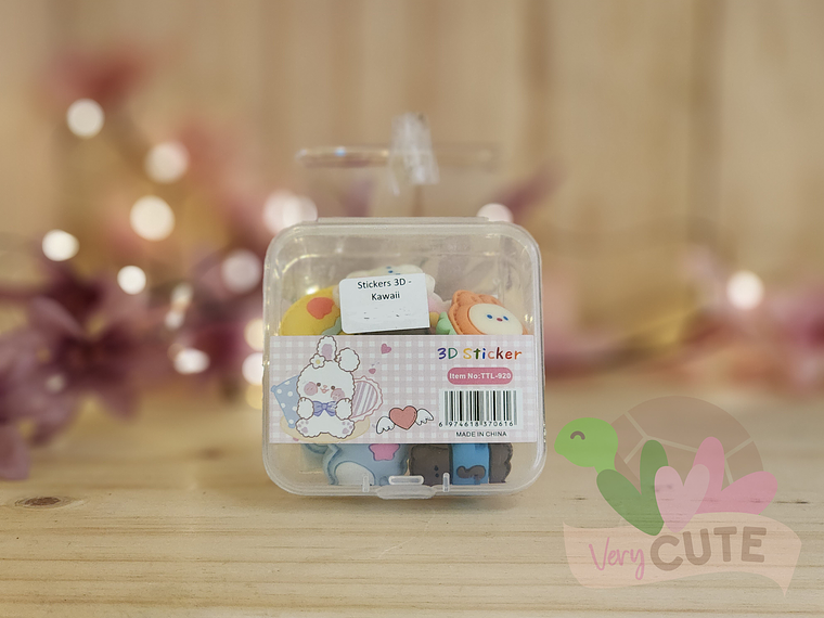 Set Stickers 3D Kawaii 1